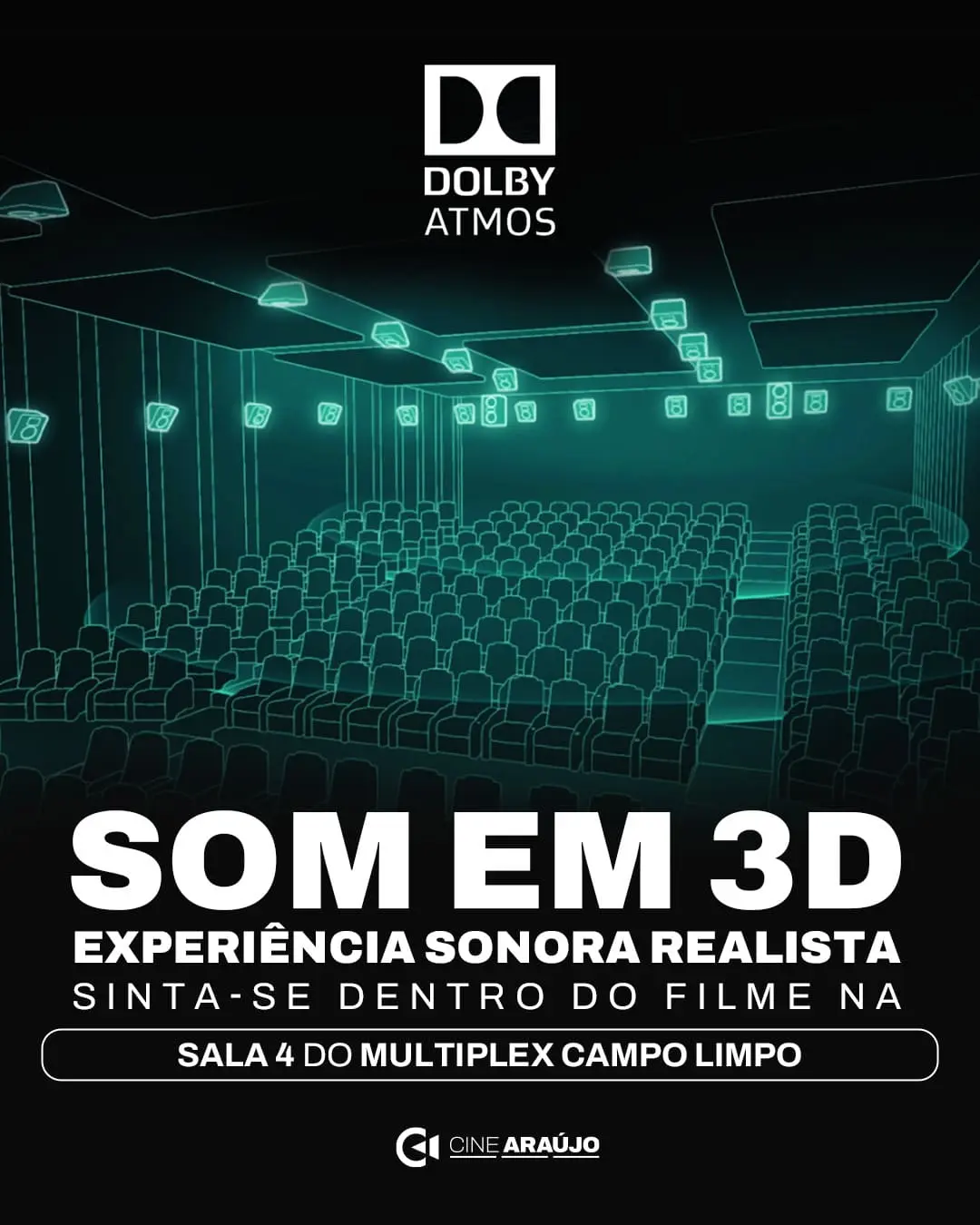 Poster Dolby Atmos Campo Limpo