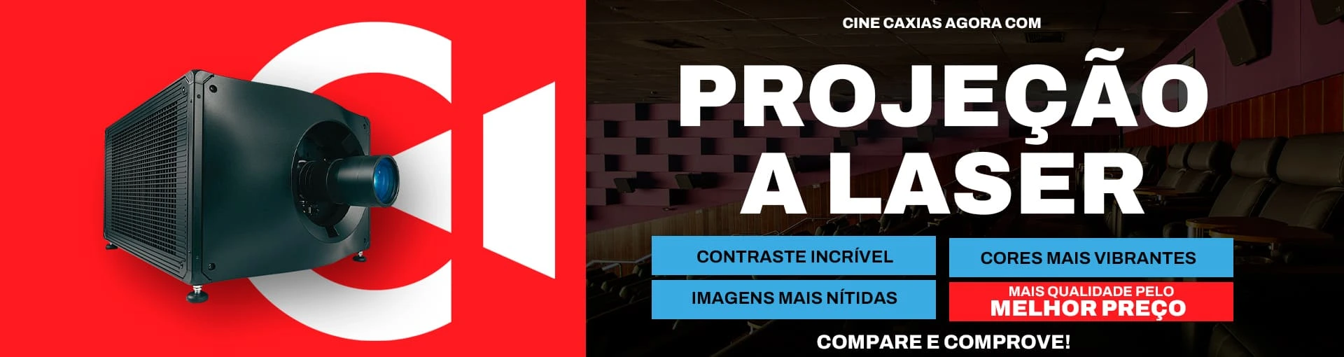 Banner 100% laser cine caxias